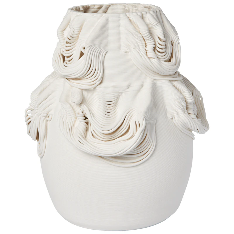Drisca Vase 23 cm, Offwhite