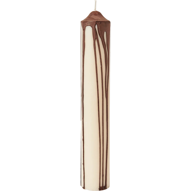 Dryp Bloklys 30 cm, Dark Chocolate