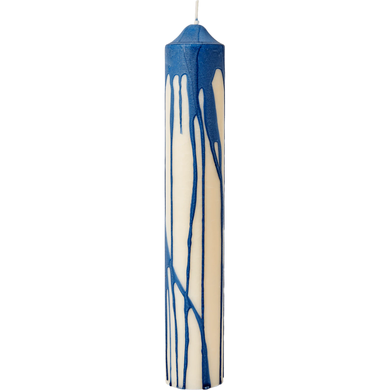 Ferm Living Dryp Bloklys 30 Cm - Lys Stearin Deep Blue - 1104271901