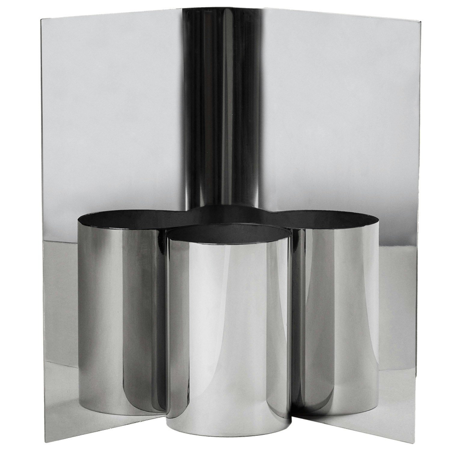 Ferm Living Eddy Vase - Vaser Rustfrit St&aring;l Krom - 1104271124