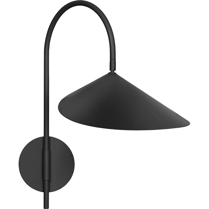 Arum Swivel Væglampe, Sort