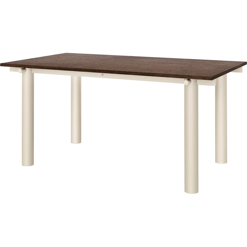Atura Spisebord 90x160 cm, Lys Kashmir / Mørkbejdset Eg