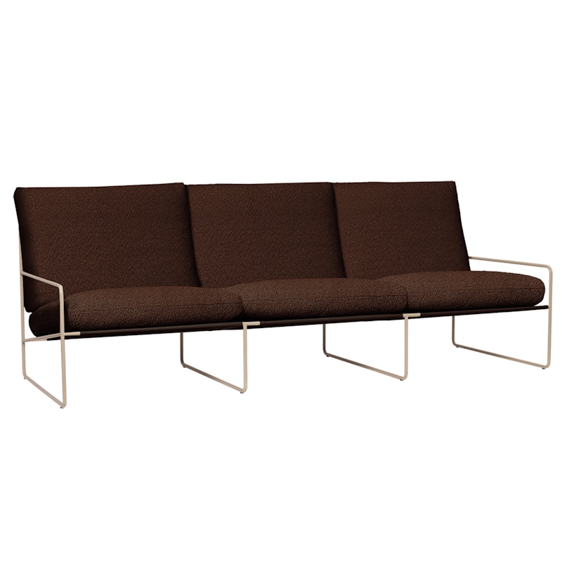 Desert 3-Personers Sofa, Kastanje / Cashmere