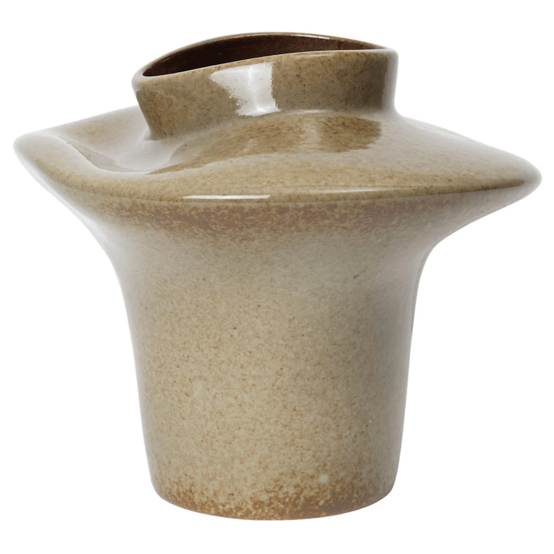 Evio Vase H22 cm, Elm Green