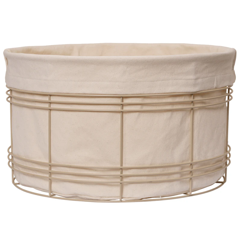 Fio Vasketøjskurv H30 cm, Cashmere/natural