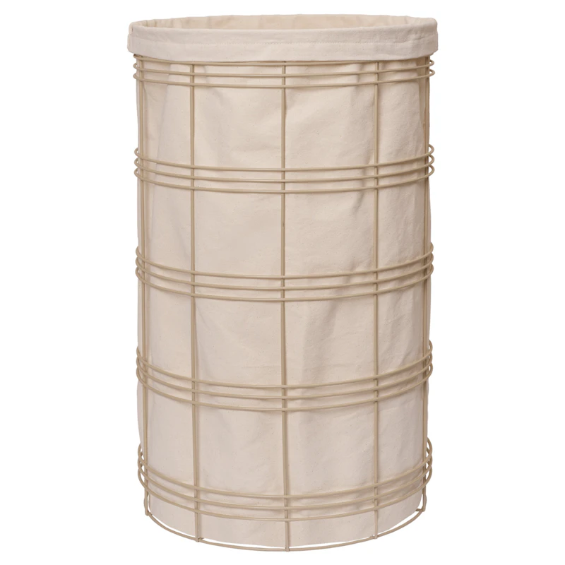 Fio Vasketøjskurv H70 cm, Cashmere/natural