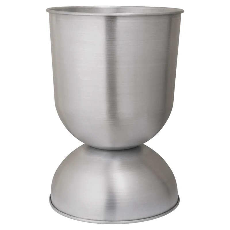 Hourglass Krukke H73 cm, Aluminium