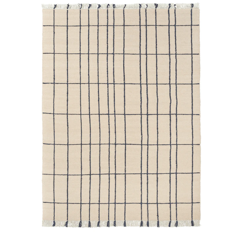 Sen Tæppe 140x200 cm, Indigo