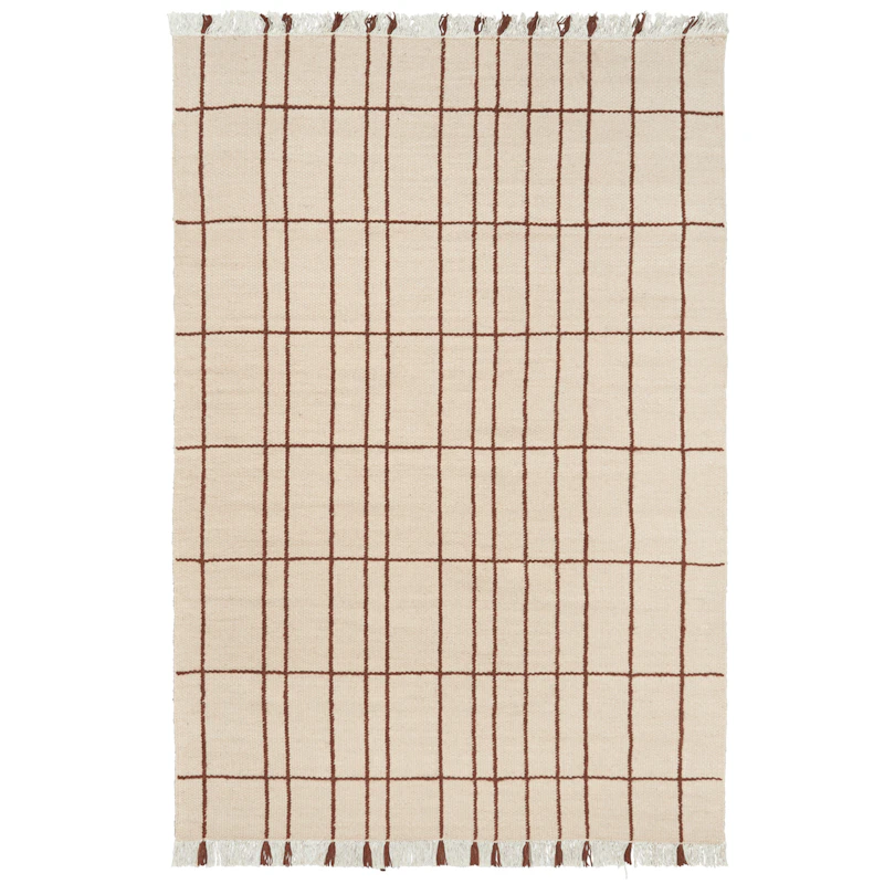 Sen Tæppe 170x240 cm, Kastanje