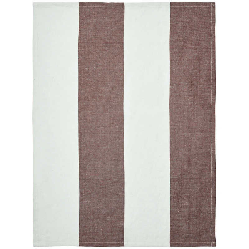 Hale Viskestykke 50x70 cm, Frosted Limet/Kastanje