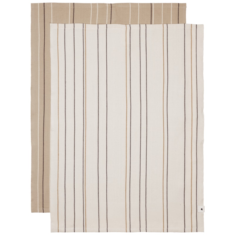 Ito Viskestykke 50x70 cm 2-pak, Parchment / Cashmere