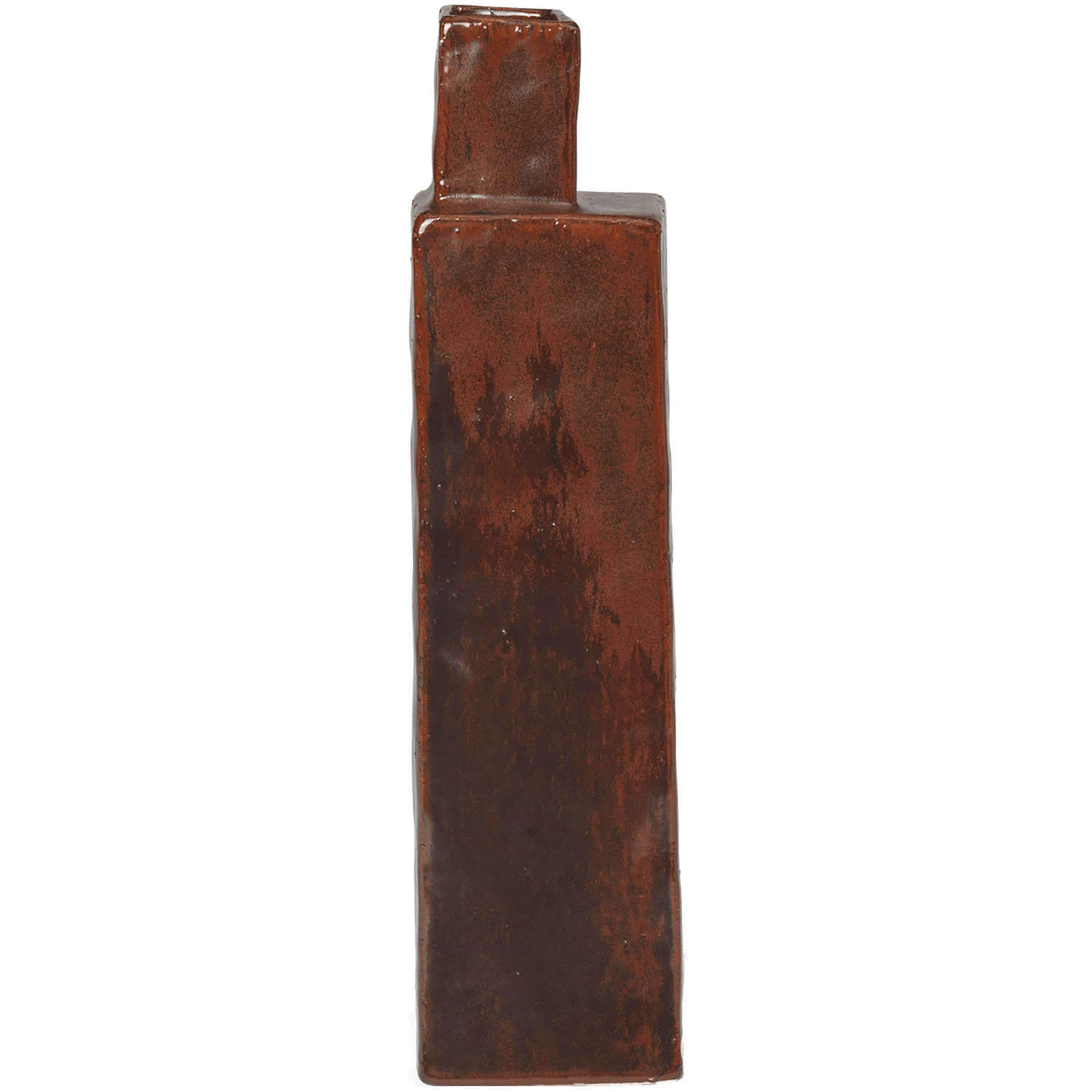 Ferm Living Koa Vase- H40- Red Brown Vase H40 Cm - Vaser Keramik R&oslash;dbrun - 1104270056