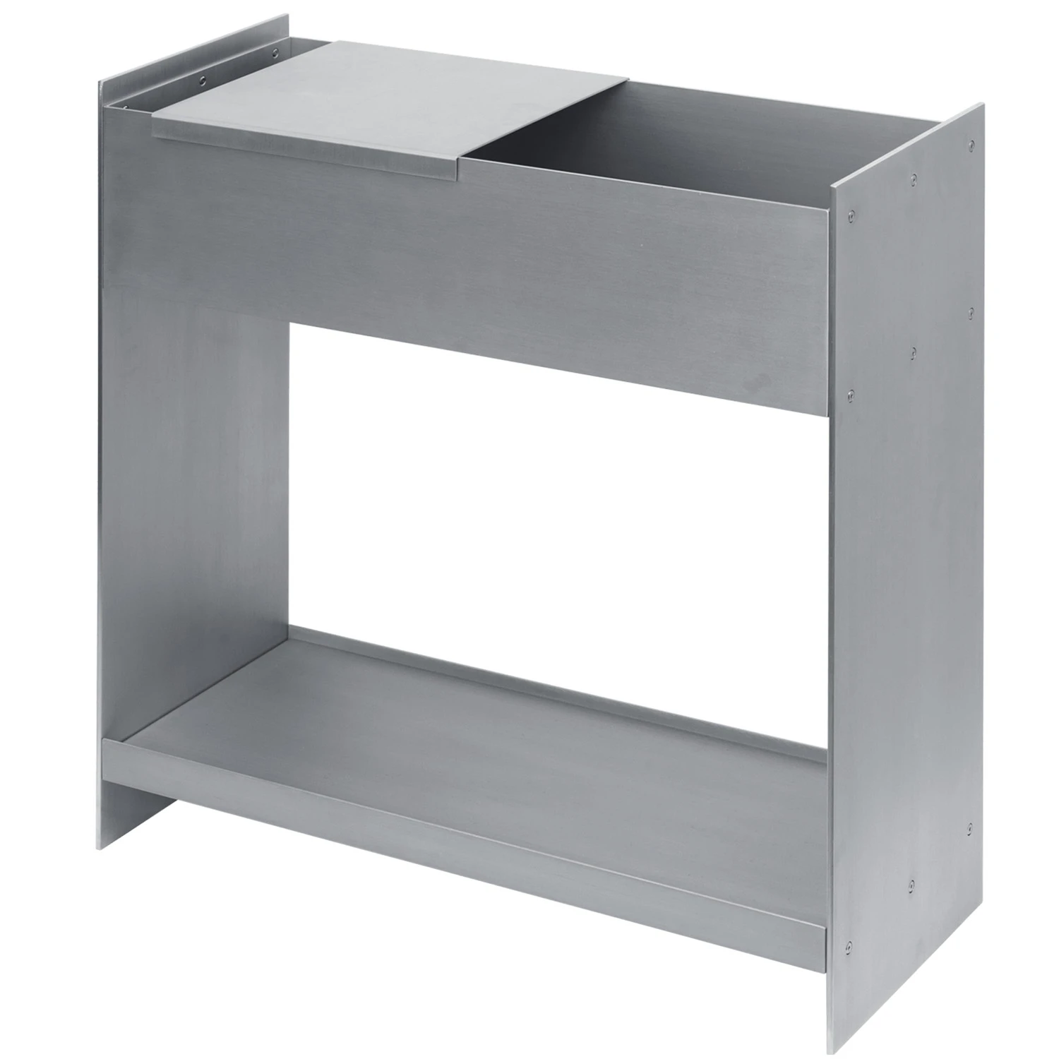 Ferm Living Lager Plantekasse Med Hylde - Krukker Aluminium - 1104270631
