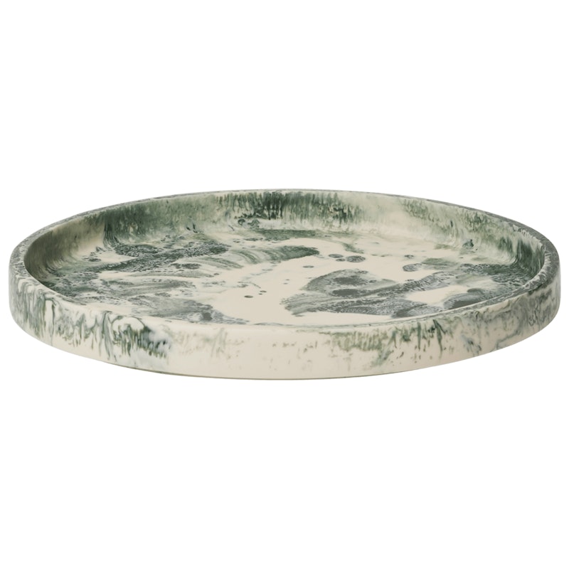 Mist Bakke Ø30 cm, Emerald Offwhite