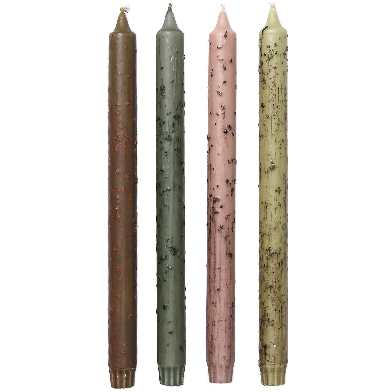 Ferm Living Mura lys 30 Cm 4-pak Multifarvede - Lys Stearin Mixed - 1104266254