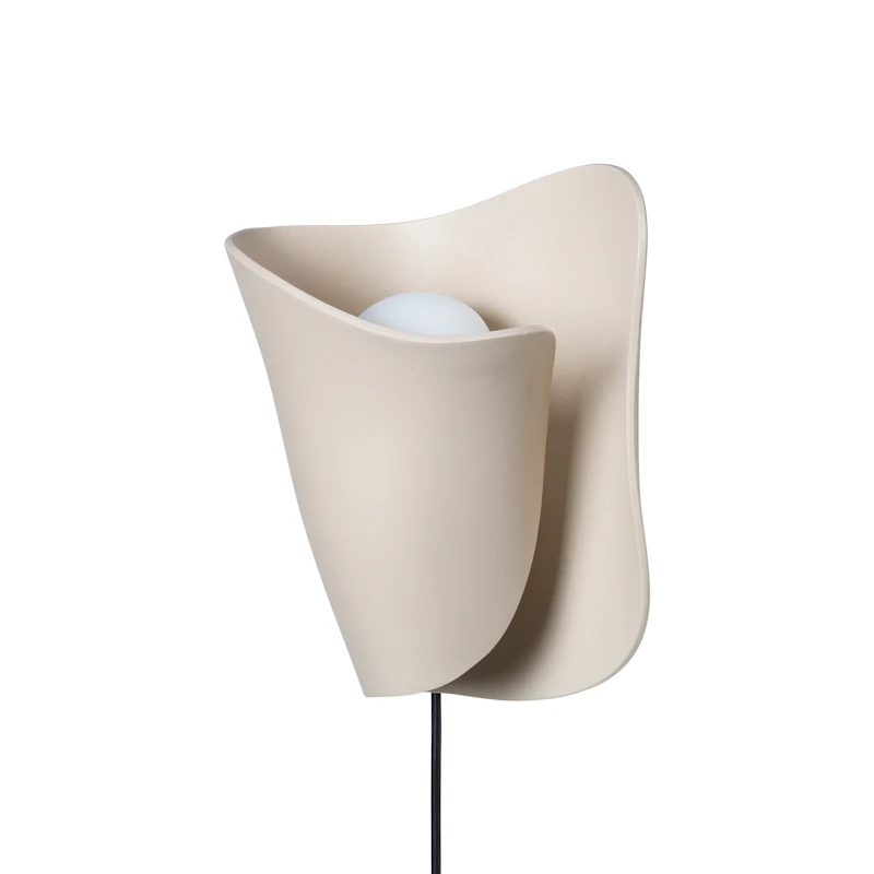Oyster Væglampe, Cashmere