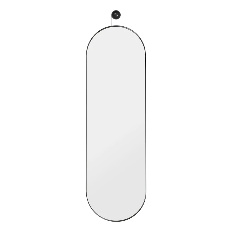 Poise Mirror Oval, Black