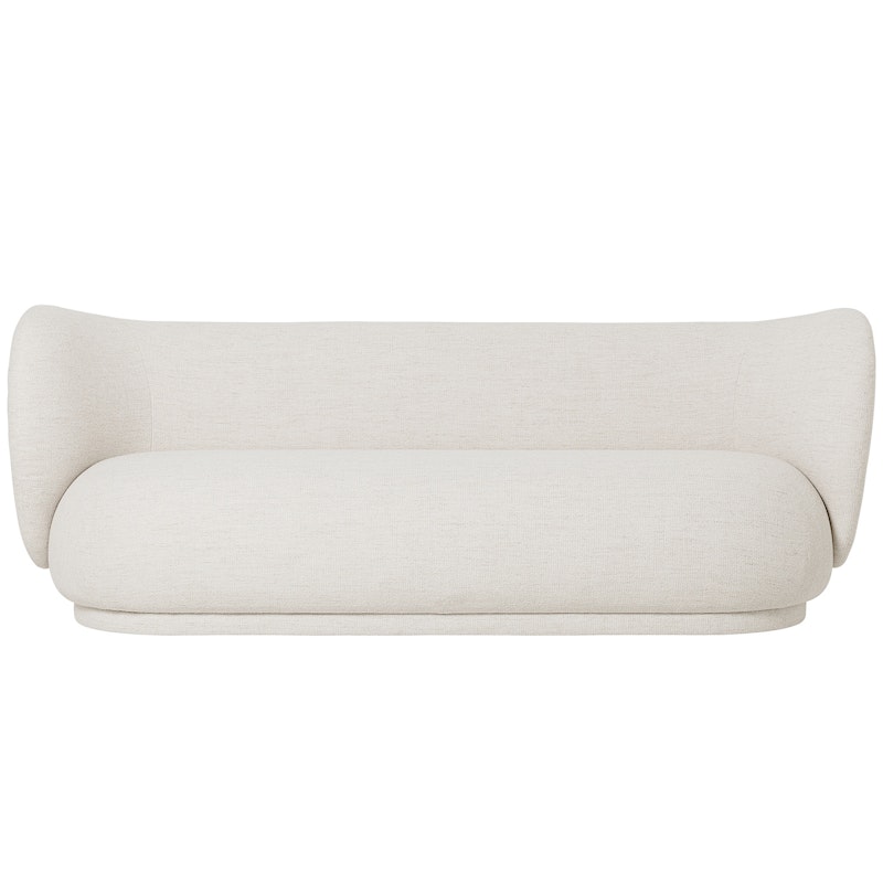 Rico Boucle 3-Personers Sofa, Offwhite