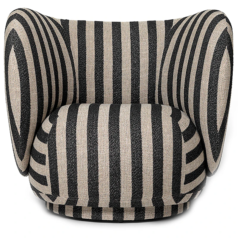 Rico Loungestol Louisiana, Sand / Sort