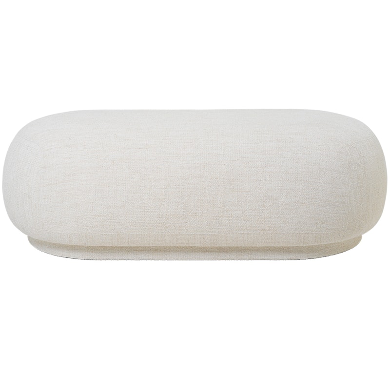 Rico Ottoman Boucle Puf, Offwhite