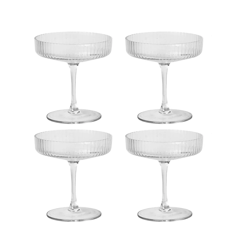 Ripple Champagneskål 4-pak