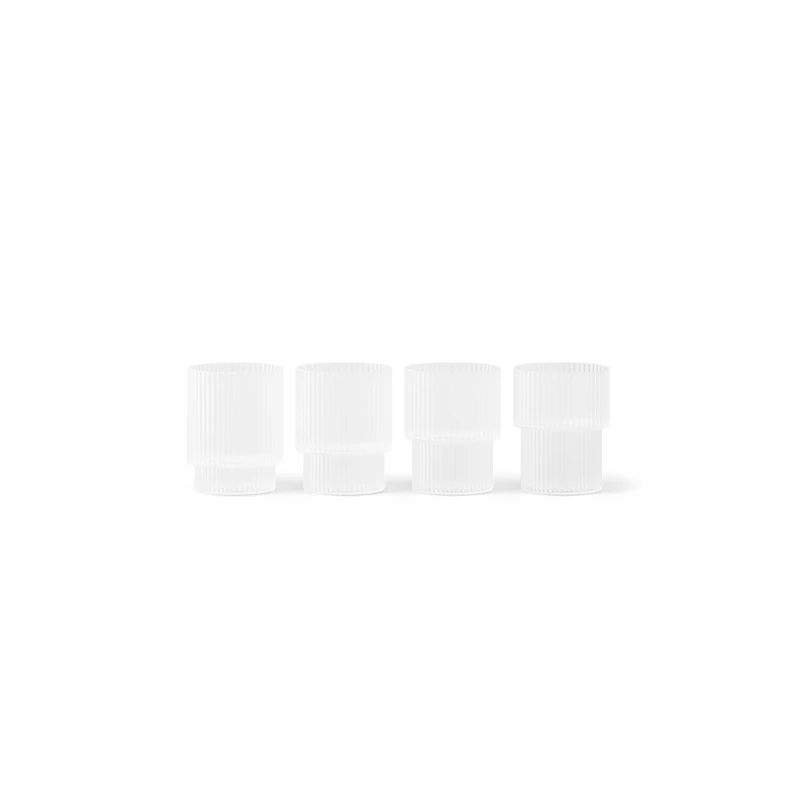 Ripple Glas Small 6 cl 4-pak, Matteret