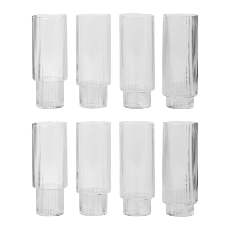 Ripple Longdrink Glas 30 cl 8-pak
