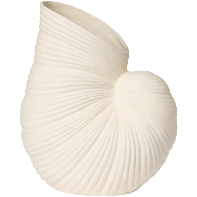 Shell Vase, Offwhite