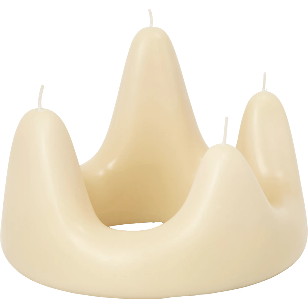 Ferm Living Stala Lysmanchet - Kalenderlys & Lysestager Paraffinvoks Sand - 1104271839