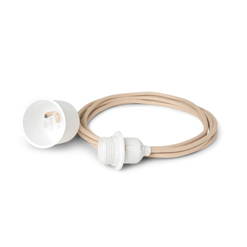 Tekstilledning Pendellampe Sand 2 m