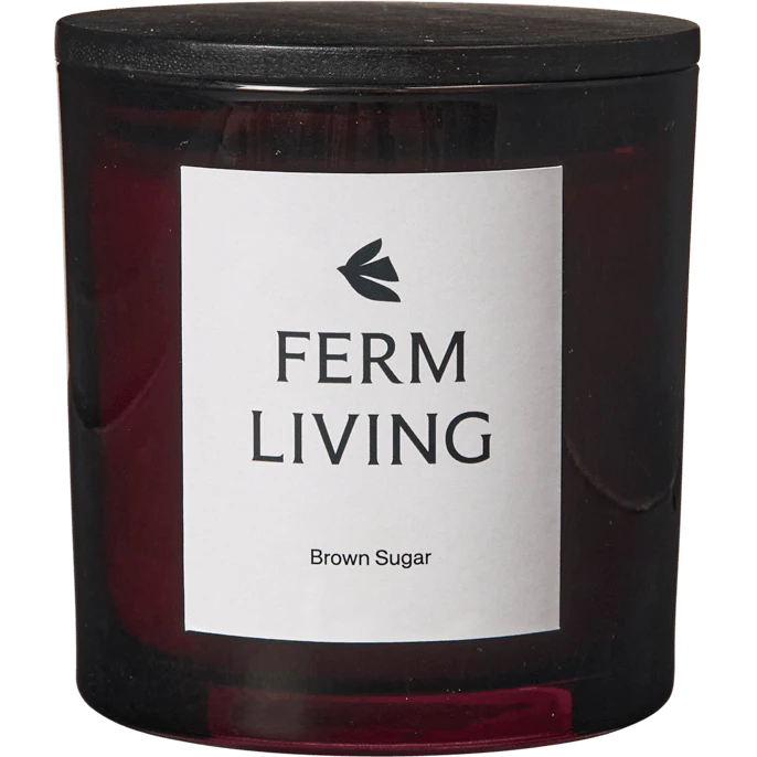 Ferm Living Vitto Duftlys 10 Cm - Duftlys Paraffinvoks Dark Grape - 1104271916