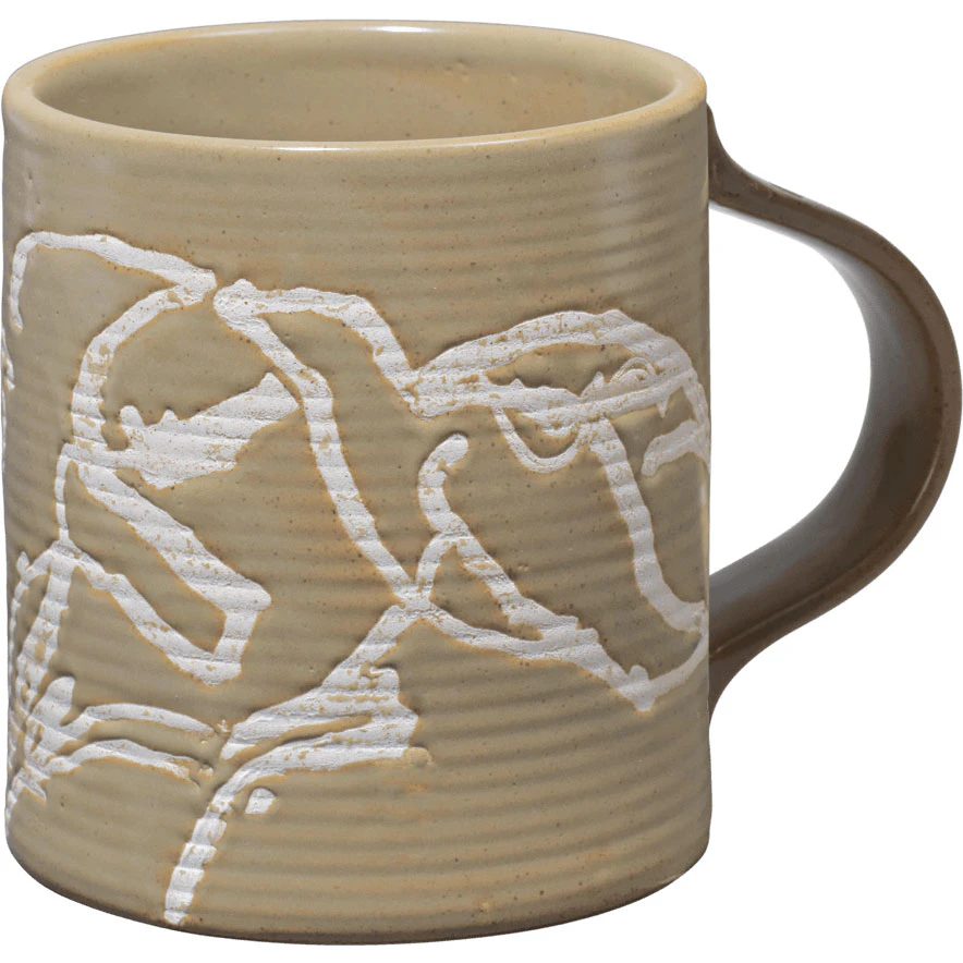 Ferm Living Vuelo Krus - Kaffekopper Stent&oslash;j Elm Green - 1104270721