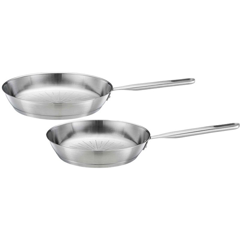 All steel Pure Stegepandesæt 24 + 28 cm
