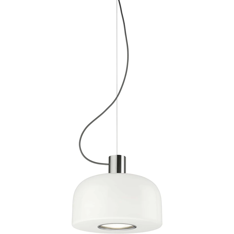Bellhop Glass S1 Pendel, Bright Aluminum