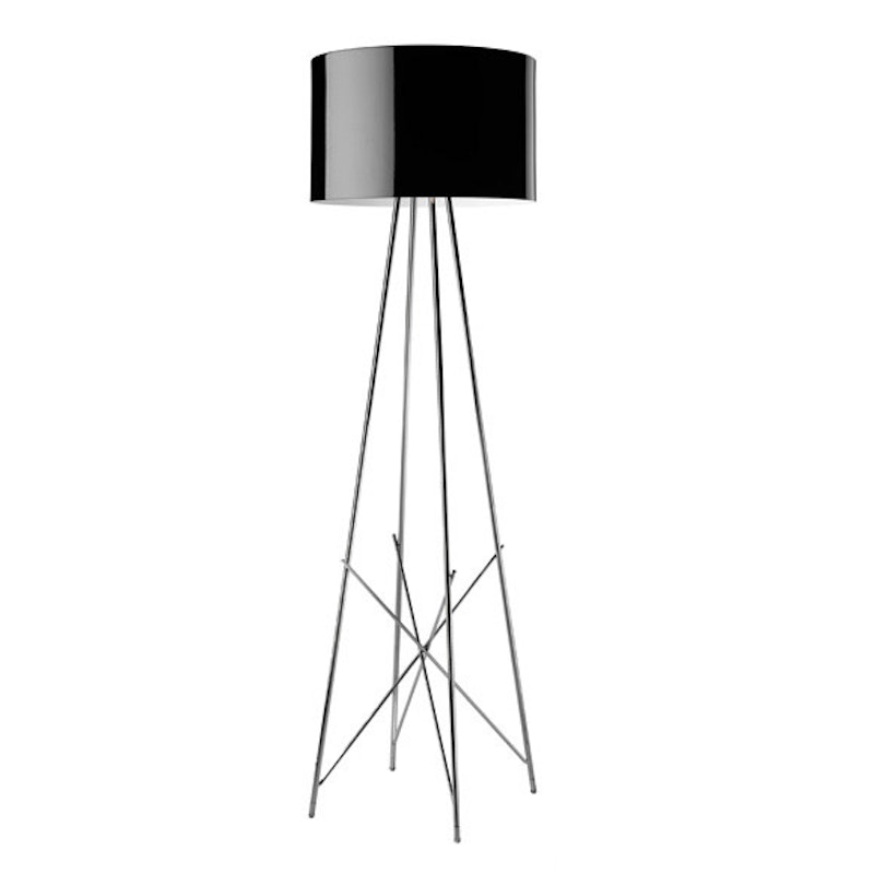 Ray F2 Inkl. Lysdæmper, Chrome/Sort