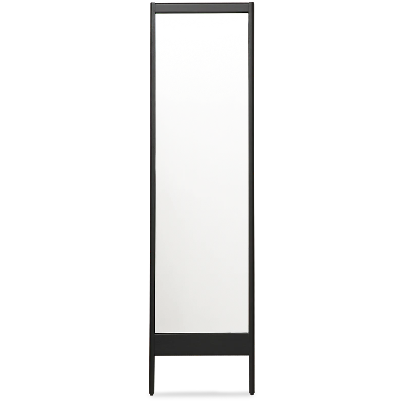 A Line Spejl 52x195 cm, Sort Eg