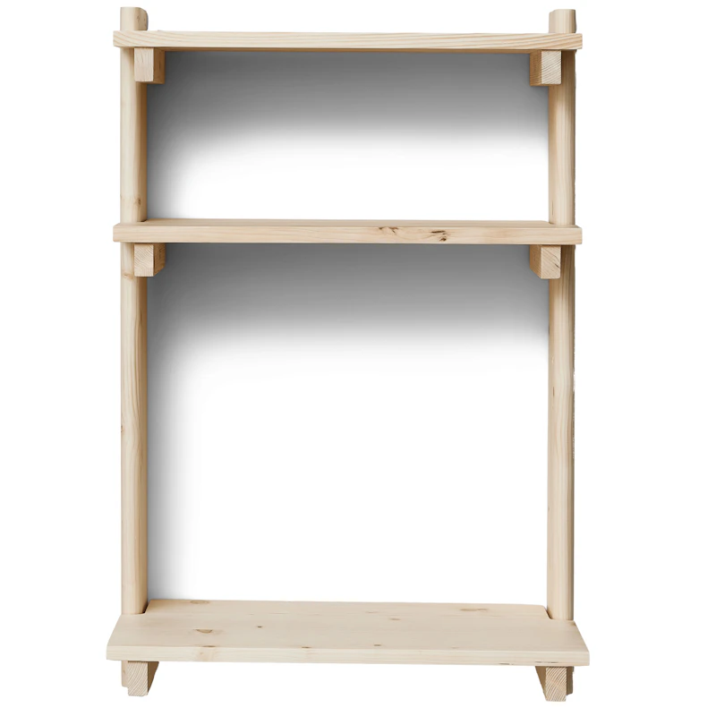 Beam Væghylde / Skrivebord, Fyrretræ