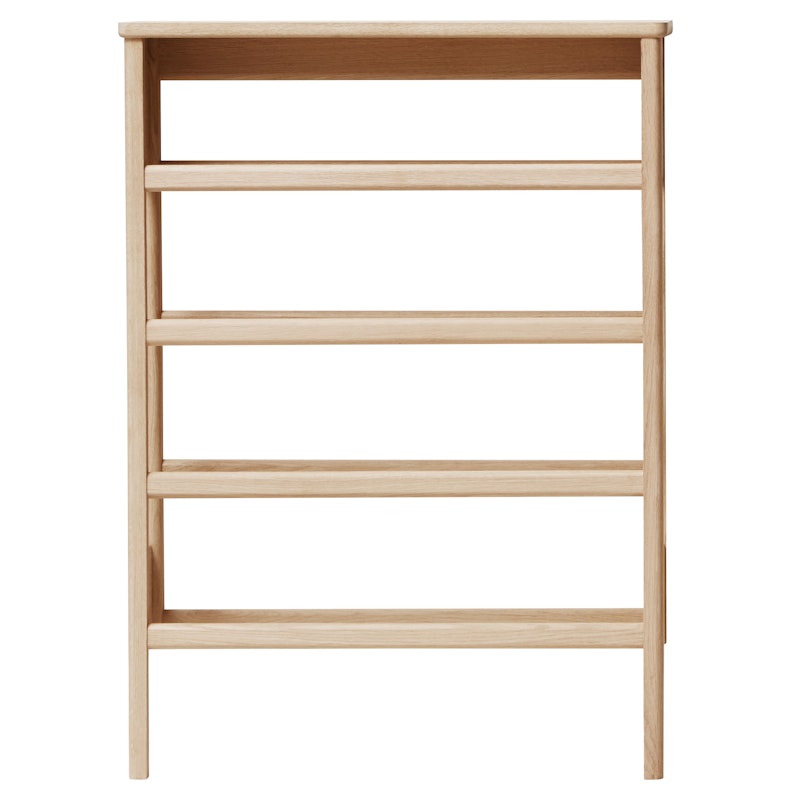 A Line Skohylde 72 cm, Hvidolieret Eg