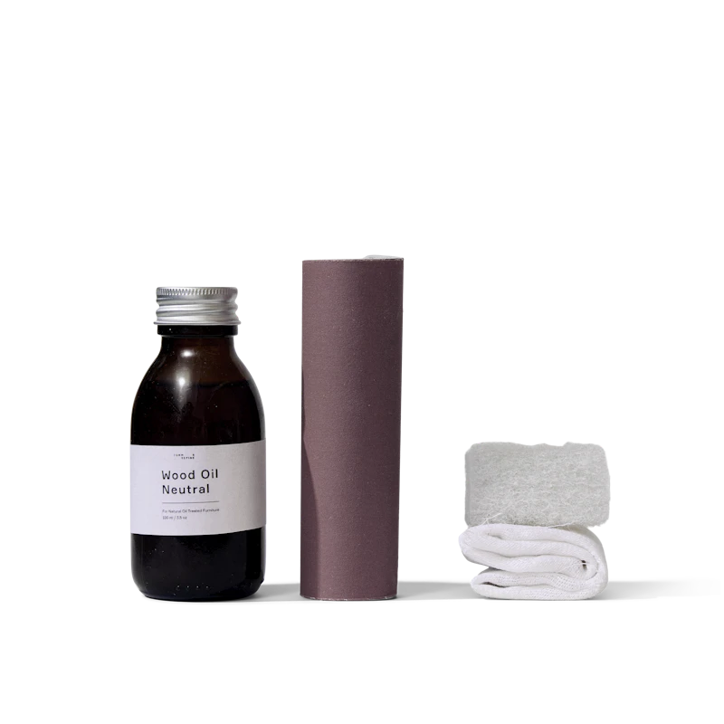 Vedligeholdelsessæt Træolie 100 ml, Naturlig