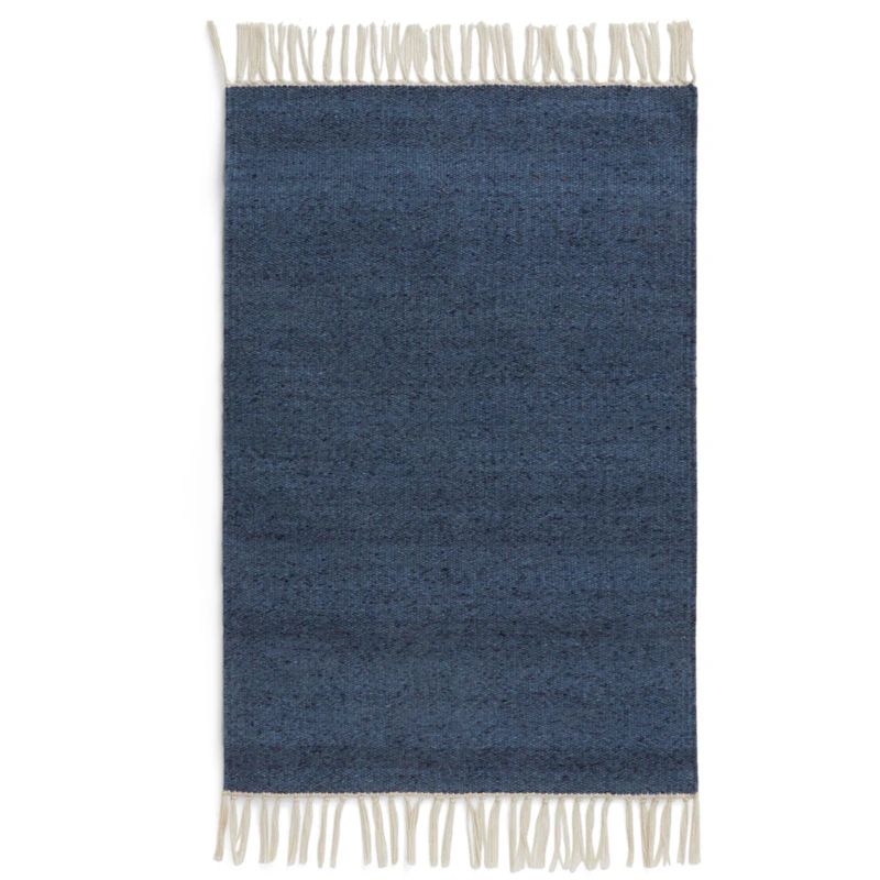 Fringe Tæppe 60x90 cm, Dusty Blue