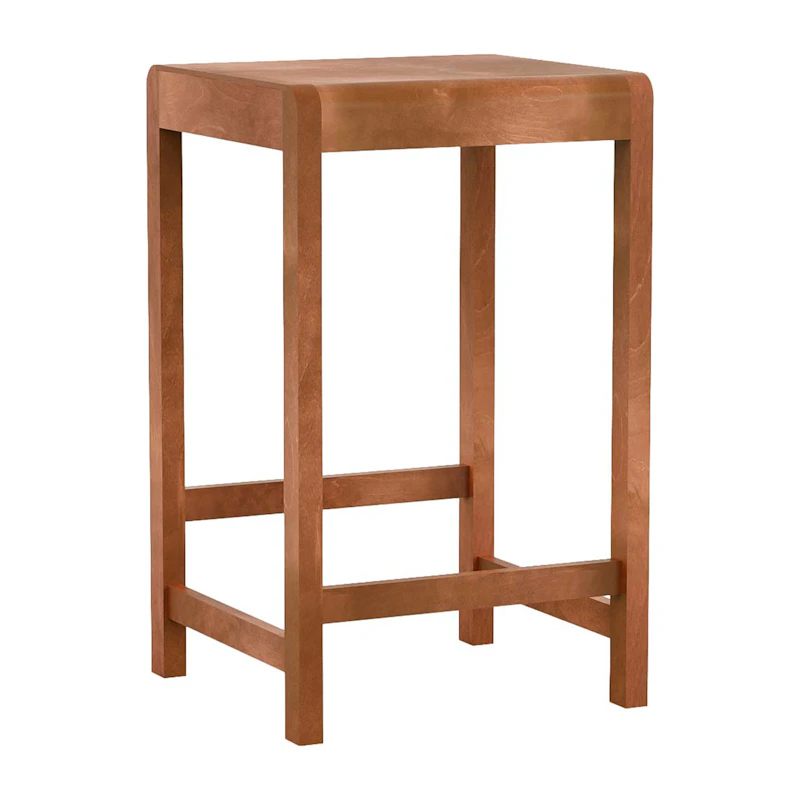 01 Taburet H65 cm, Varmbrun
