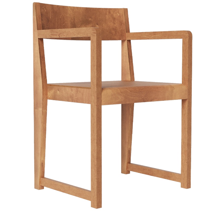 Armrest chair 01 Armstol, Varmbrun