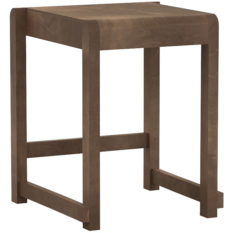 Low Stool 01 Taburet, Brun