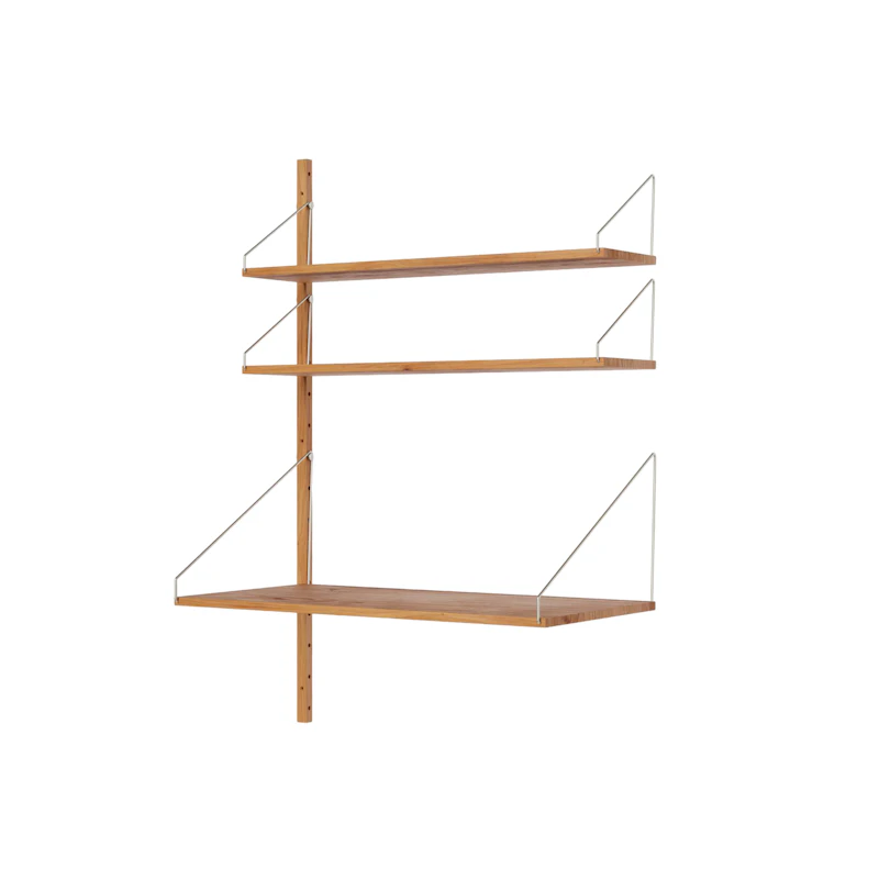 Library Add-On Skrivebordsreol 114,8x80 cm, Eg