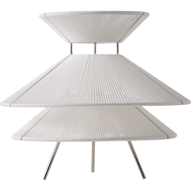 Kiku Bordlampe 35,5 cm, Hvid