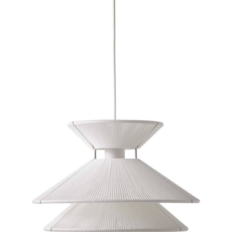 Kiku Pendel 35,5 cm, Hvid