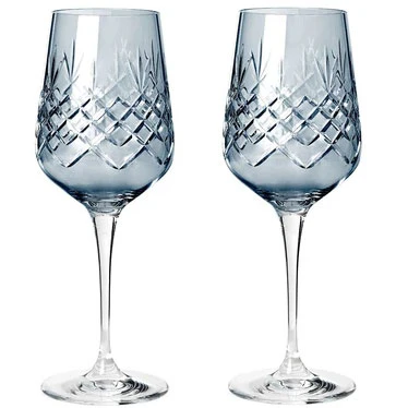 Frederik Bagger Crispy Madame Hvidvinsglas 35 Cl 2-pak - Vinglas Krystalglas Sapphire - 10433