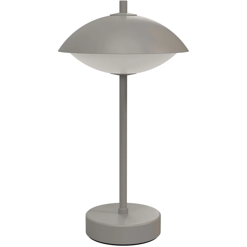 Clam Bordlampe Bærbar, Nine Grey
