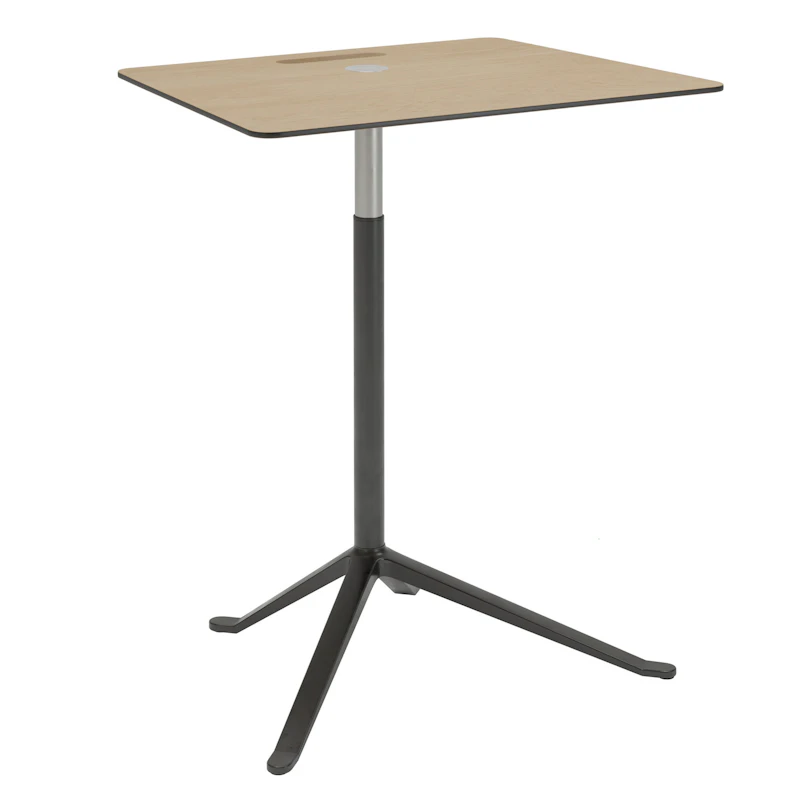 Little Friend KS13 Sidebord Justerbar Højde Eg/Pulverlakeret Aluminium