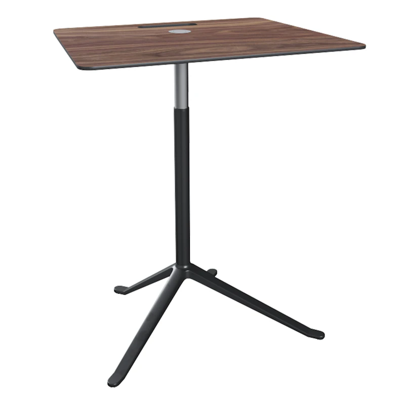 Little Friend KS13 Sidebord Justerbar Højde Valnød/Pulverlakeret Aluminium